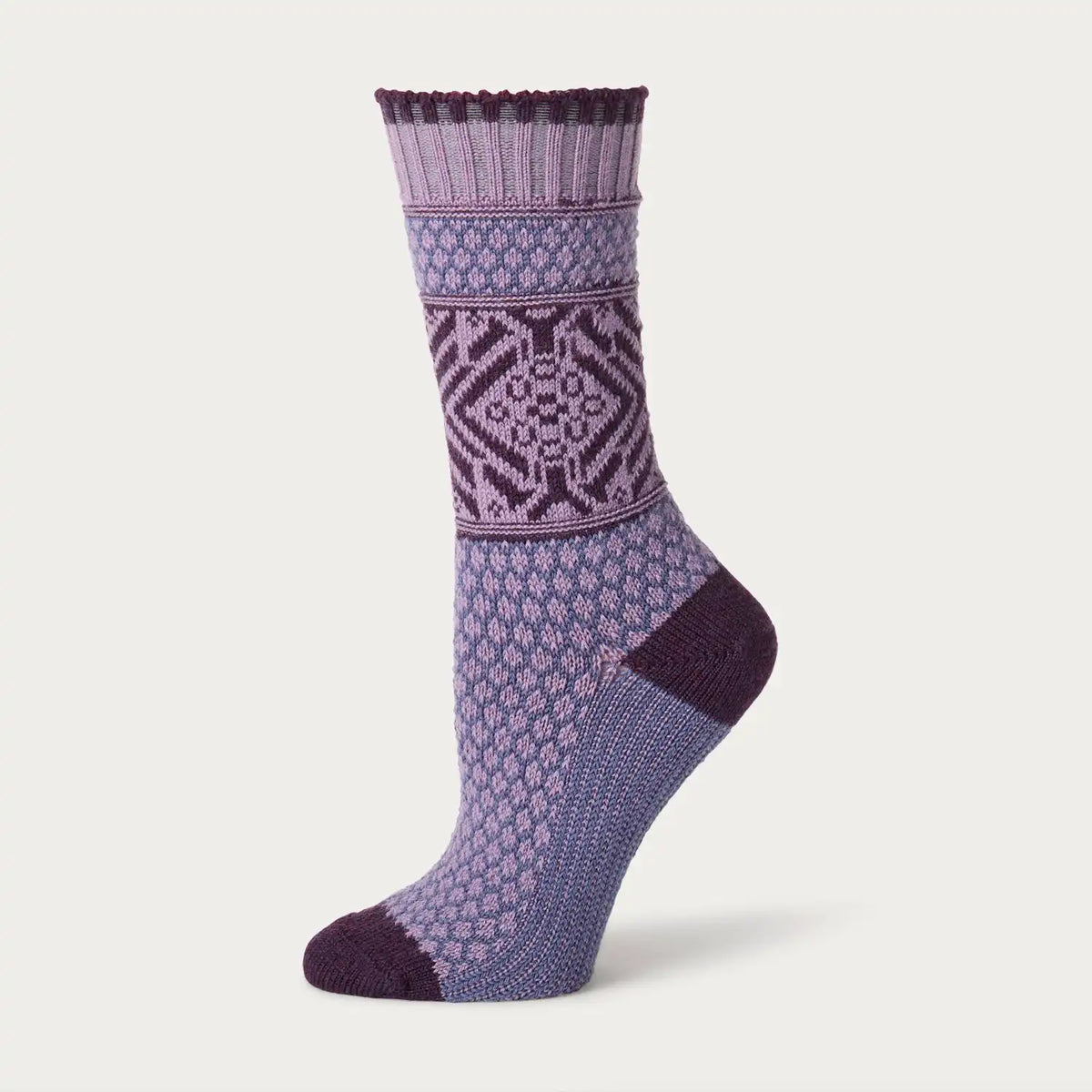Women's Smartwool Popcorn Pattern Crew Socks