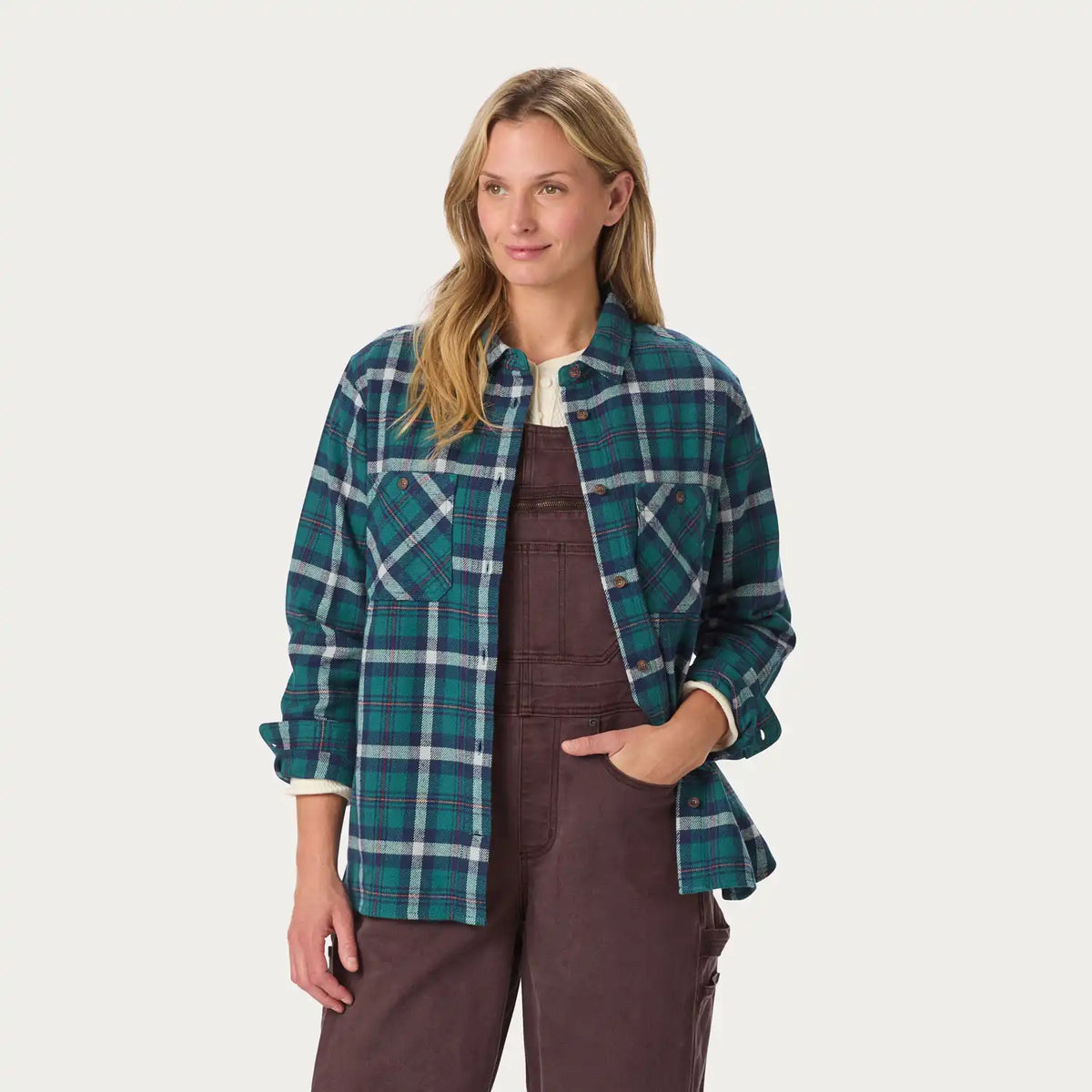 Women's Oversized Burlyweight Flannel Shirt