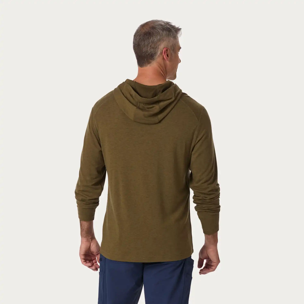 Men's Black Ram Wool Hoodie