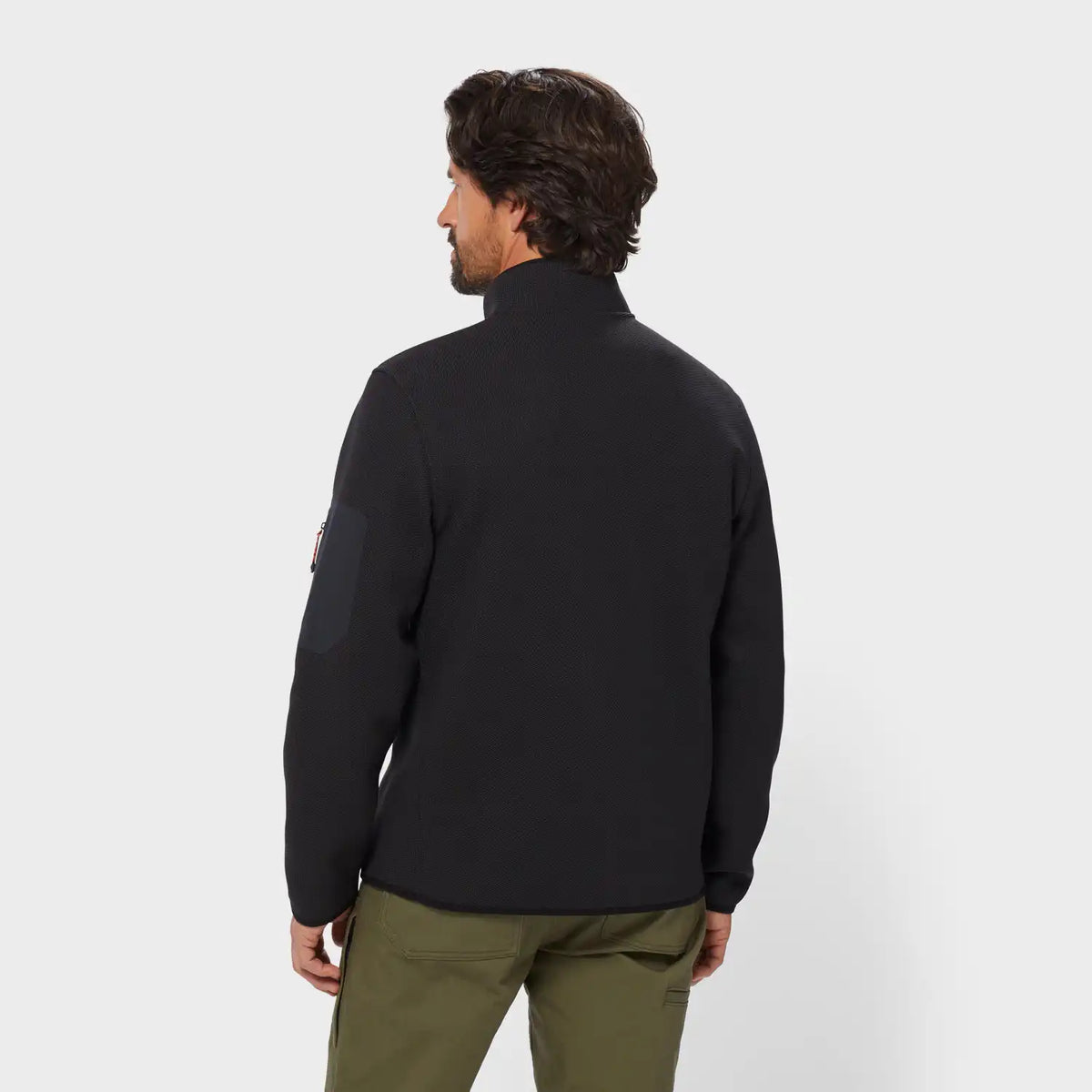 Men's AKHG Graveltec Standard Fit Full Zip Mock