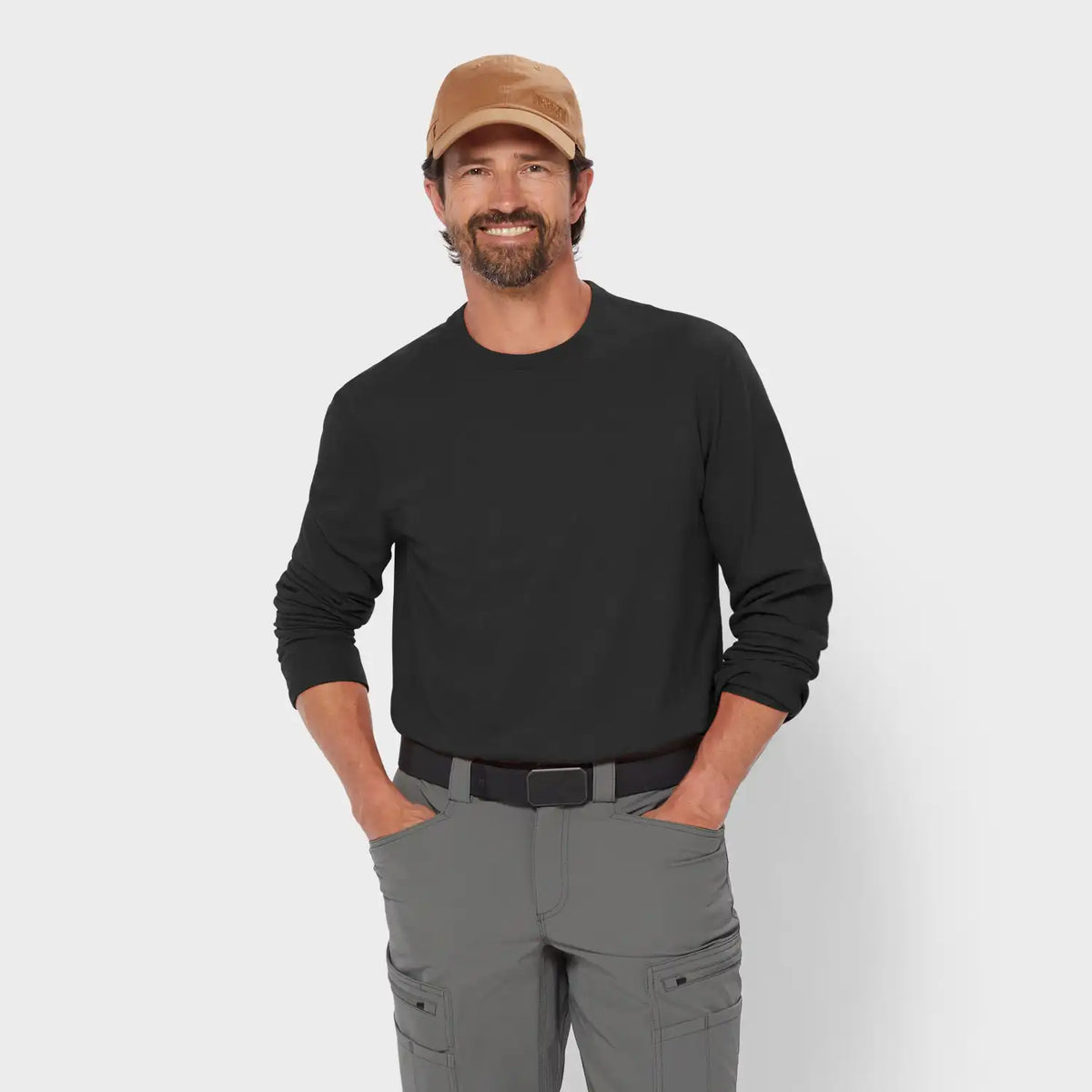 Men's Longtail T Slim Fit Long Sleeve Crew