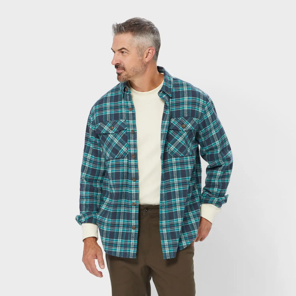 Men's Burlyweight Flannel Relaxed Fit Shirt