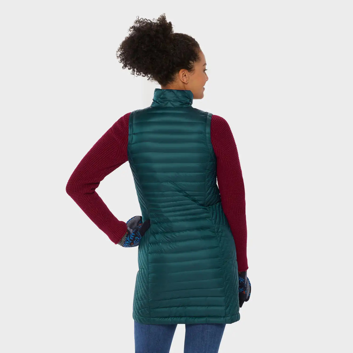 Women's Down Right Long Vest