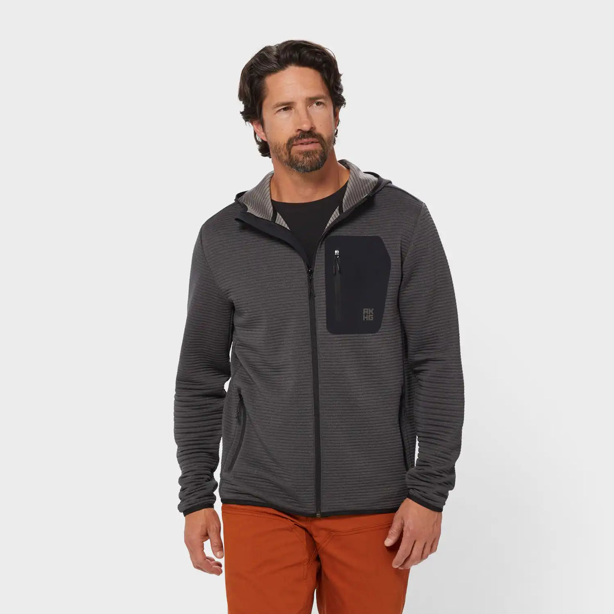 Men's AKHG Blackburn Standard Fit Full Zip Hoodie